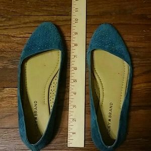 Archh 2 Lucky Brand 🍀 Triangle Cutout Flats Sz 6